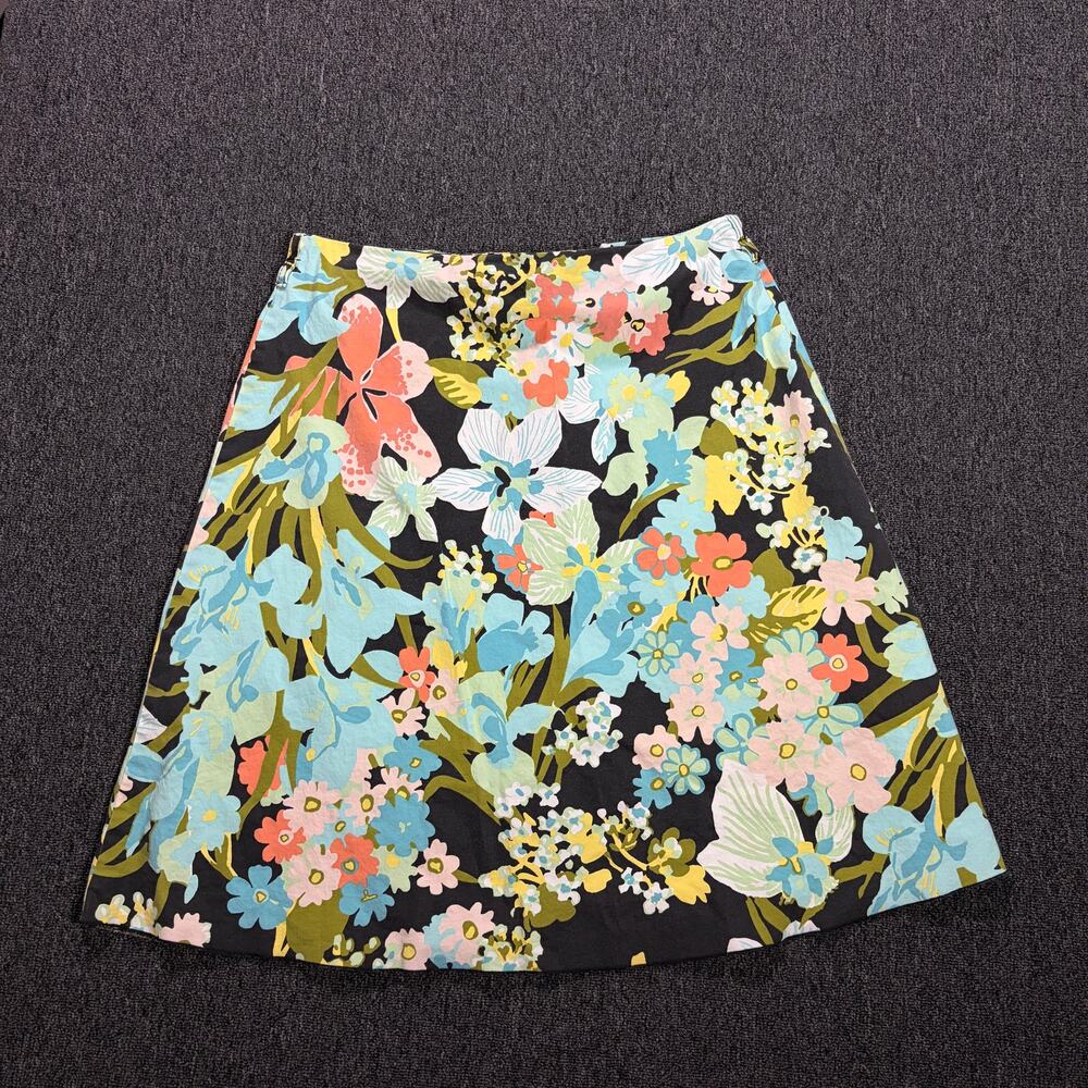 Vintage Y2k Pastel Floral Mini Spring Beach Cotton Skirt Women's 30/10